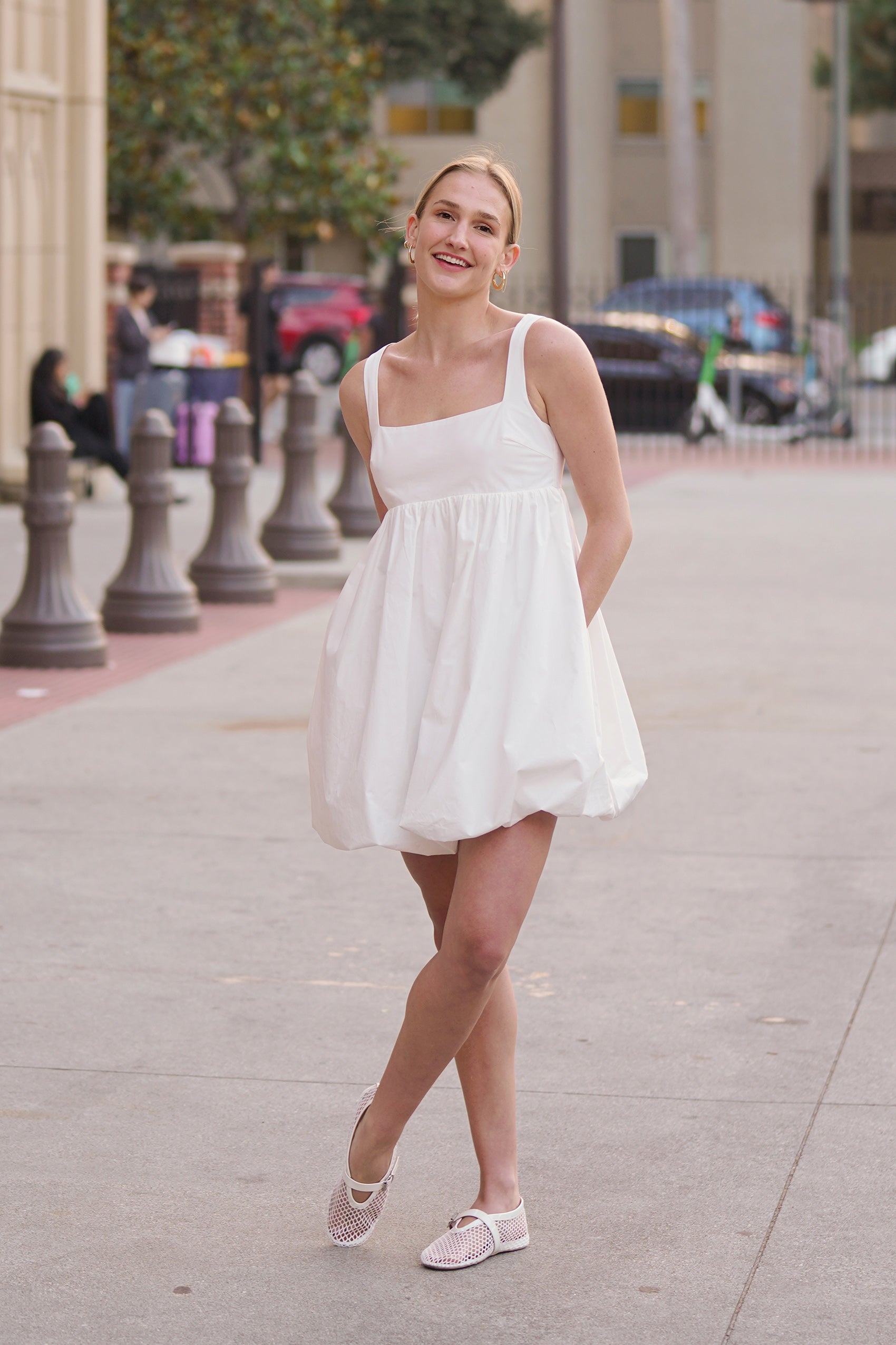 Brea Tie Back Bubble Dress