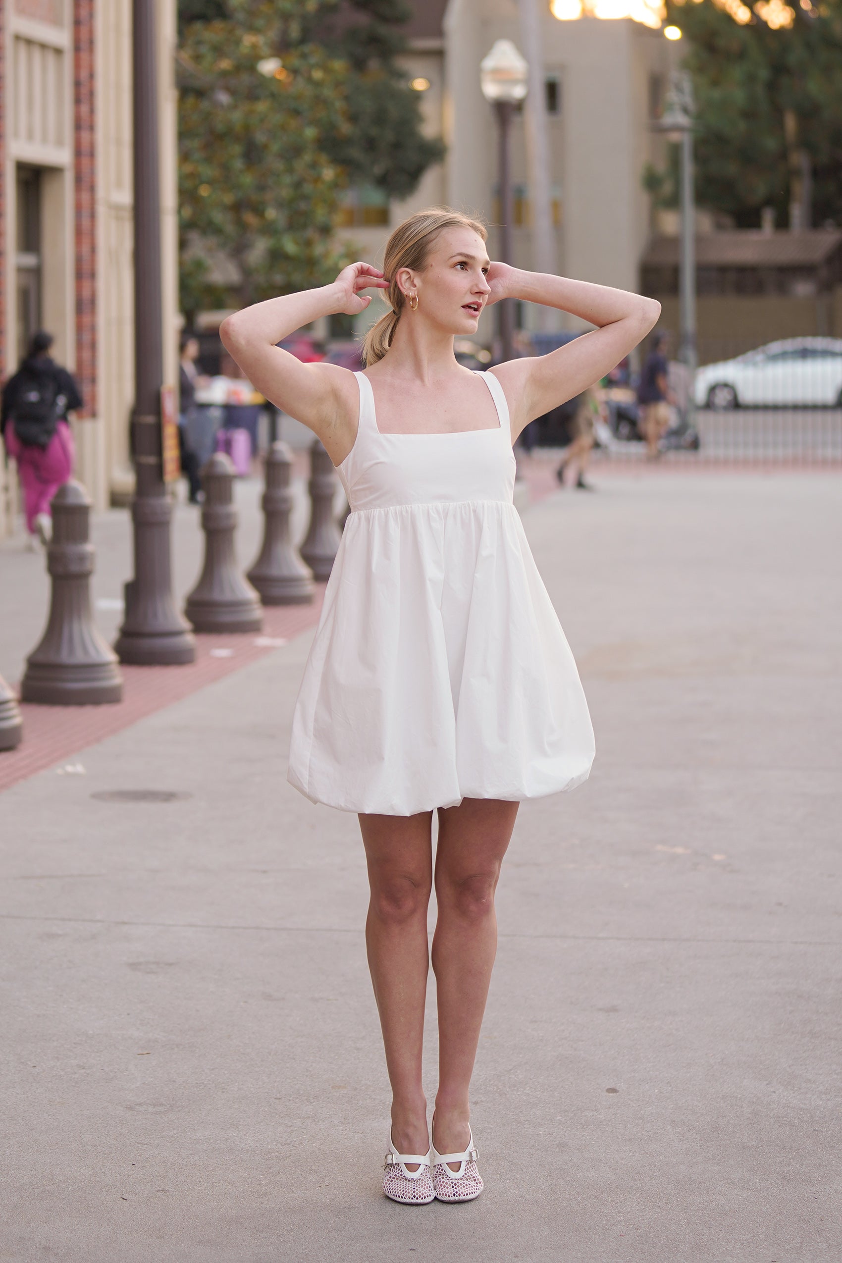 Brea Tie Back Bubble Dress