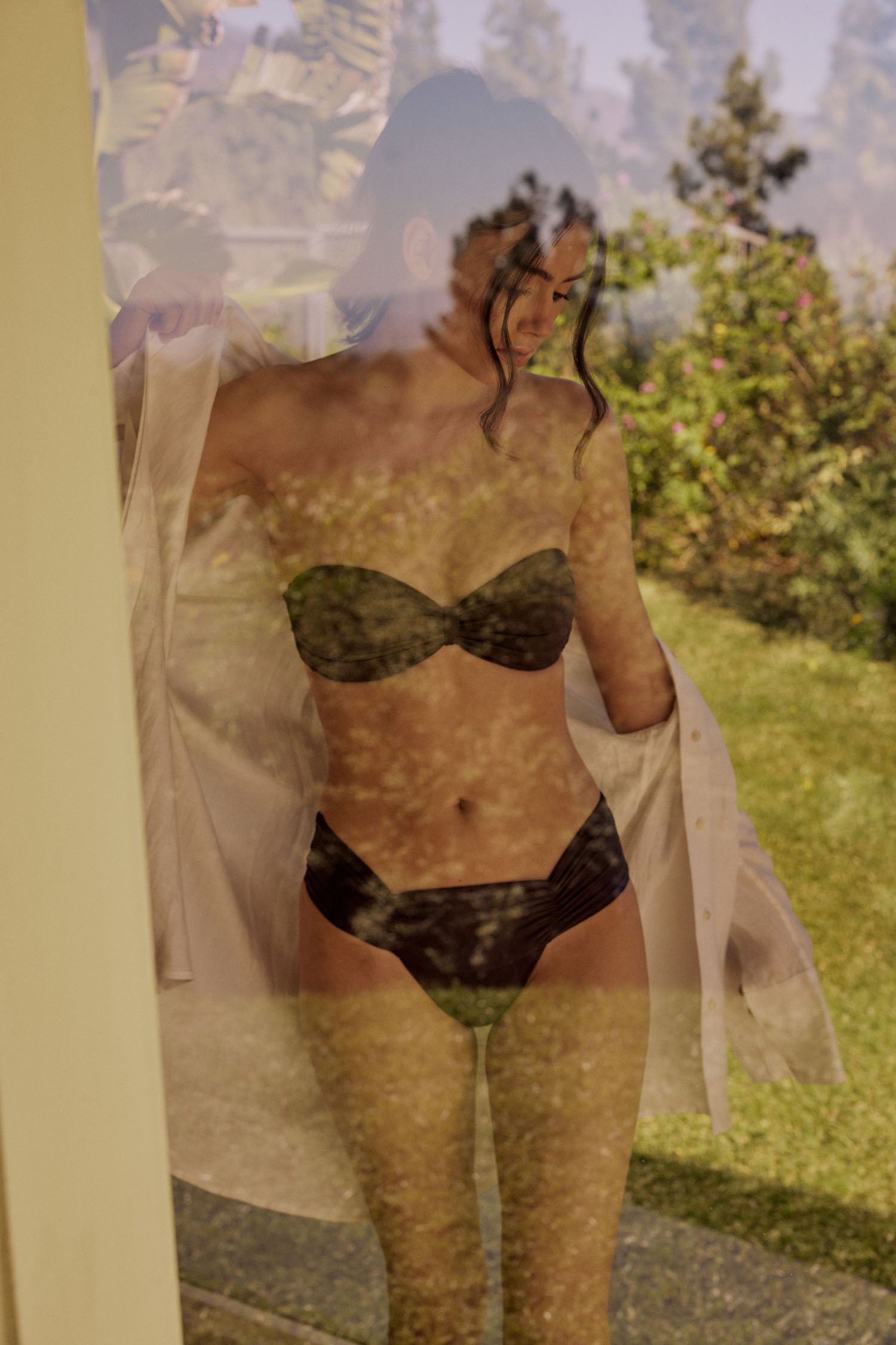 Ariel Padded Bikini Top - Brown