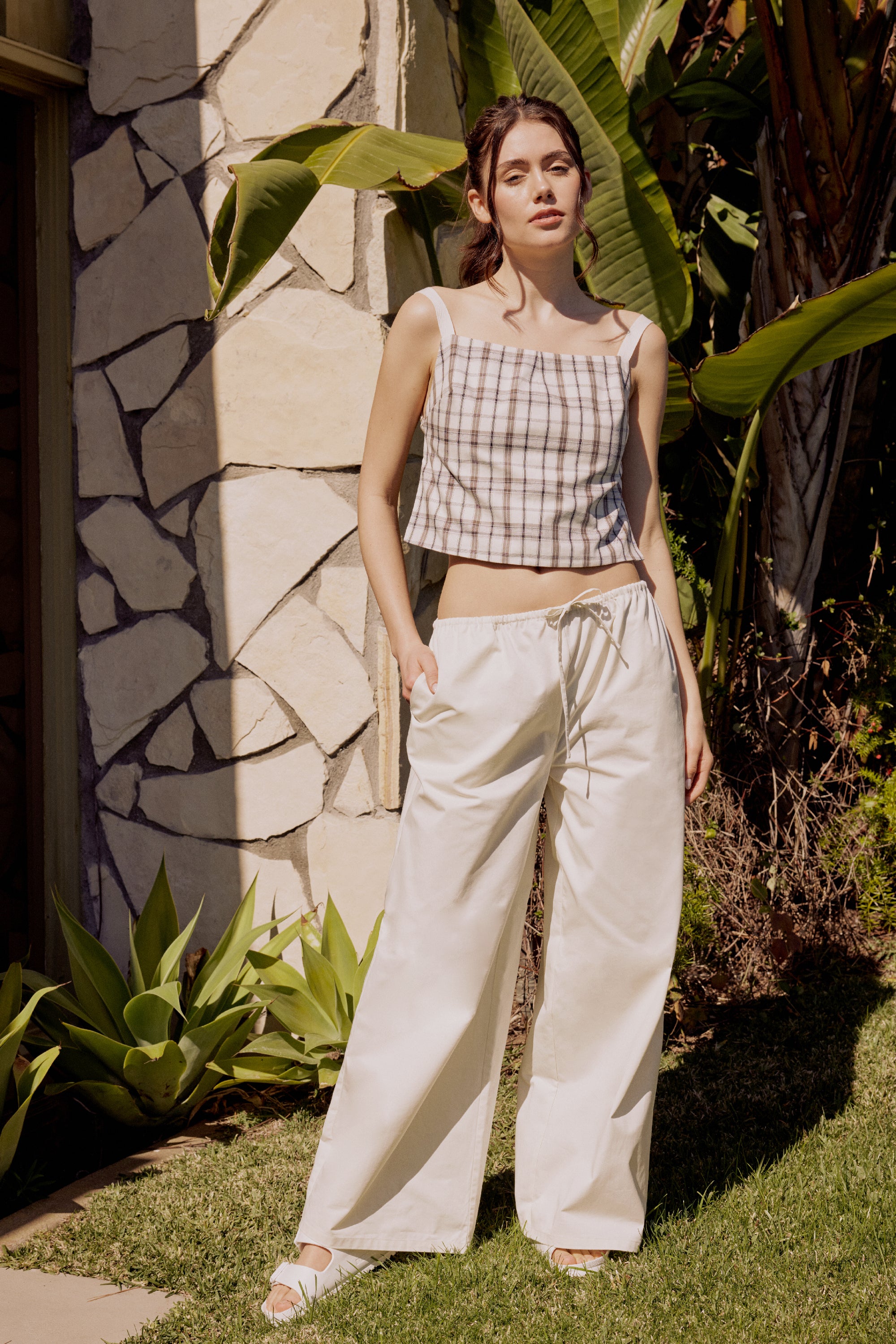 Nova Drawstring Cotton Pant