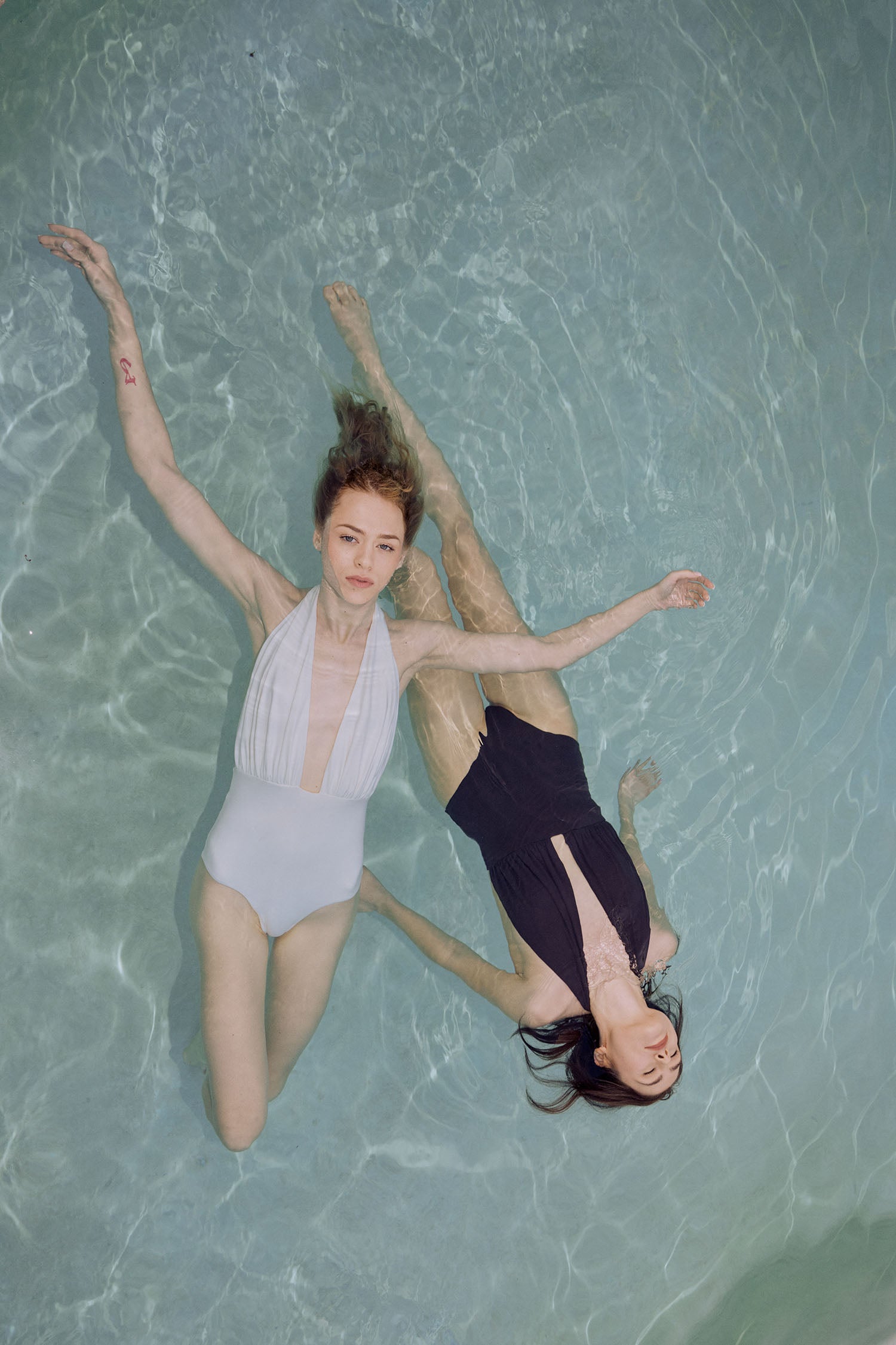Rosalie Ruched One-Piece Swimsuit - White