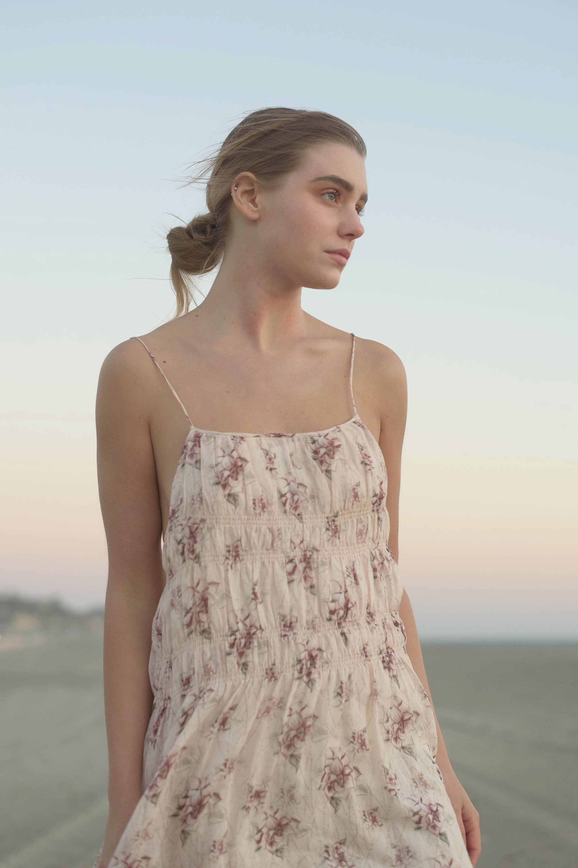 Cecilia Open Back Ramie Dress